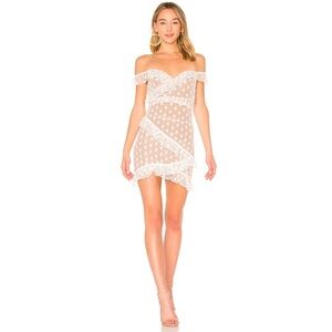 janey mini dress in white majorelle Rent Janey mini dress - Majorelle